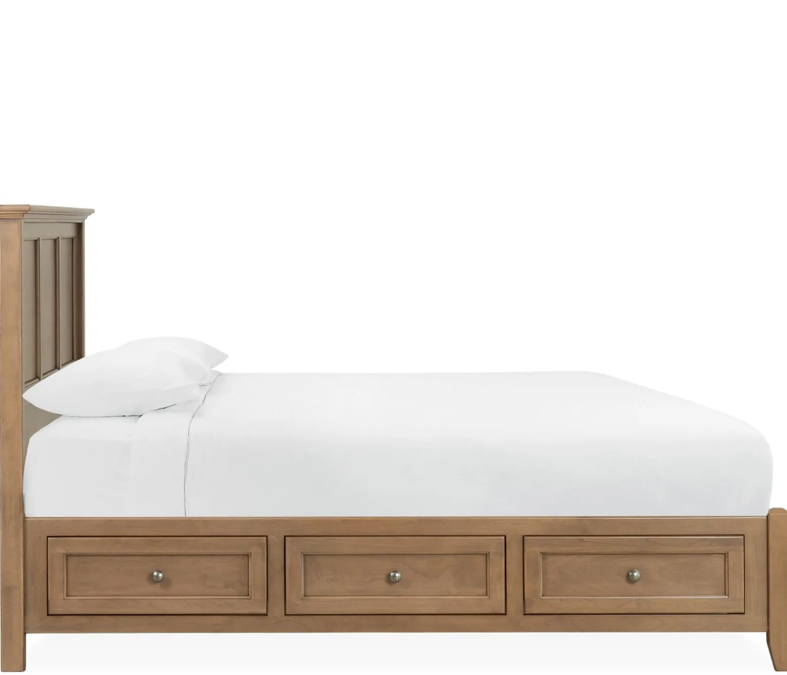 Henderson King Storage Bed - Pecan