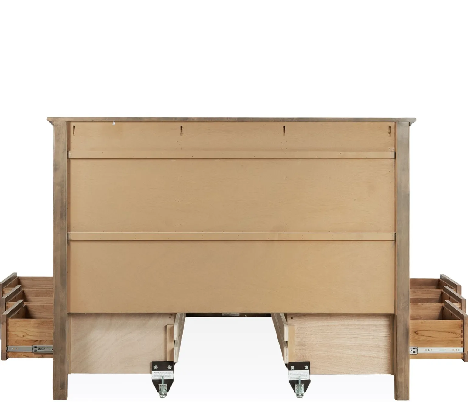 Henderson King Storage Bed - Pecan