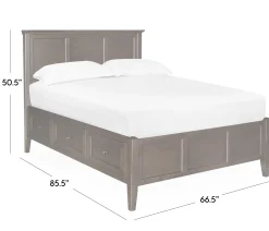 Henderson Queen Platform Storage Bed - Java
