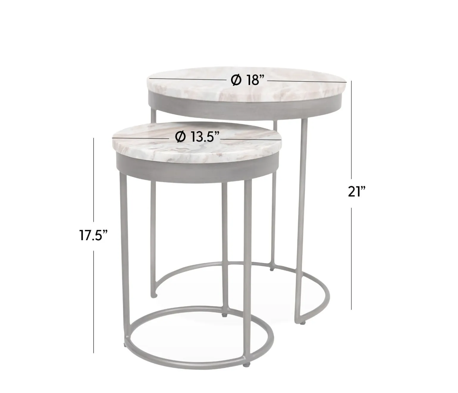 Kendo Nesting Accent Tables