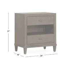 Lancaster 2-Drawer Nightstand
