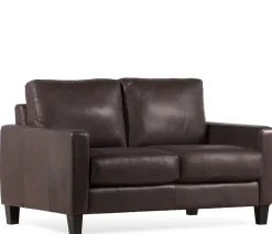 Mirabel Leather Loveseat