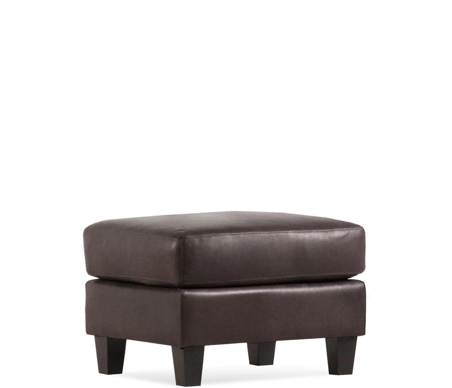 Mirabel Leather Ottoman - Wilderness Cocoa