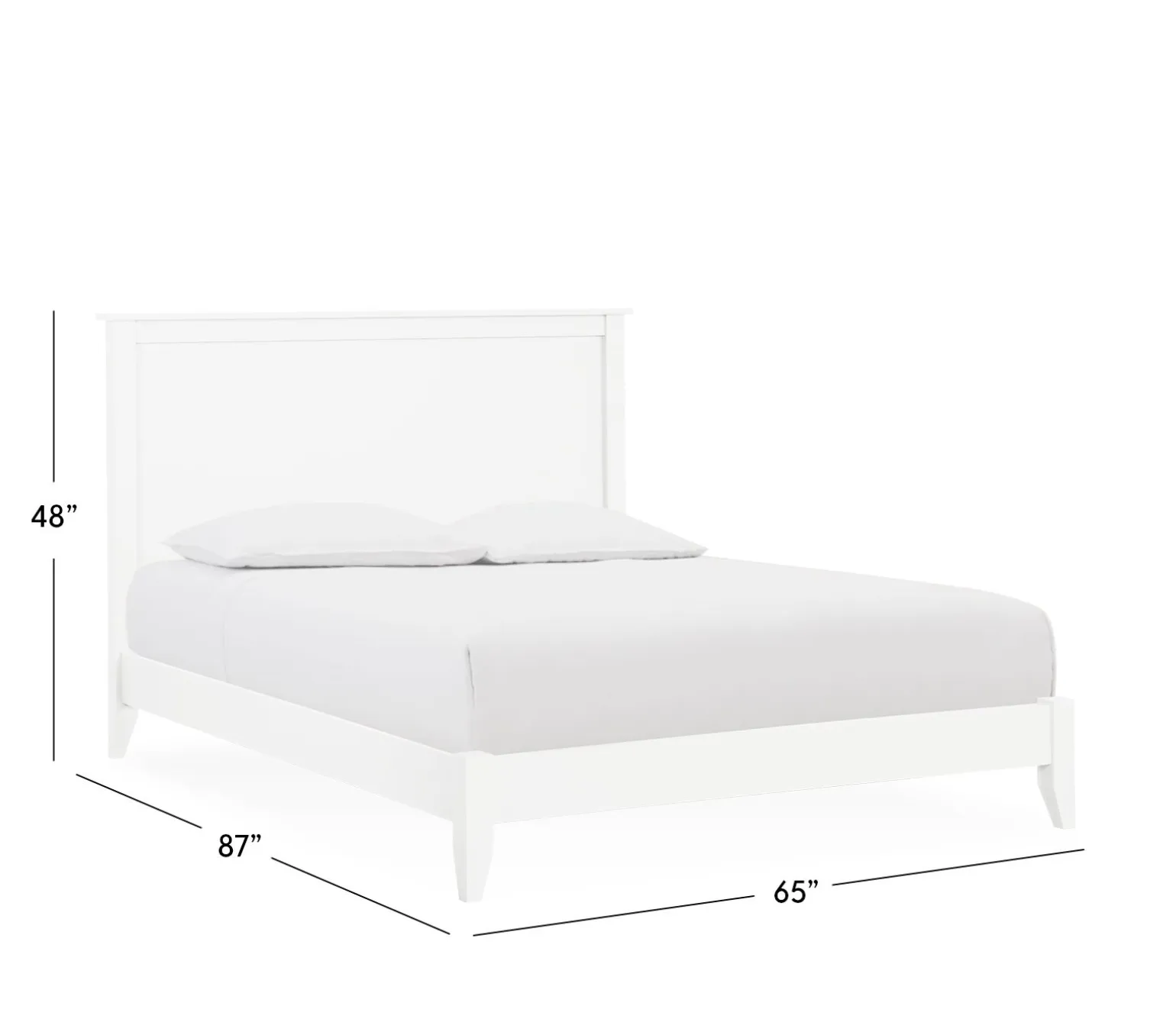 Nantucket Queen Bed - Snowdrift