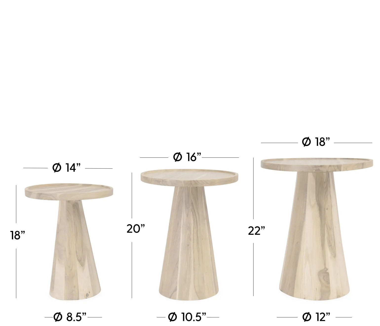 Natalia Accent Table - Set of Three