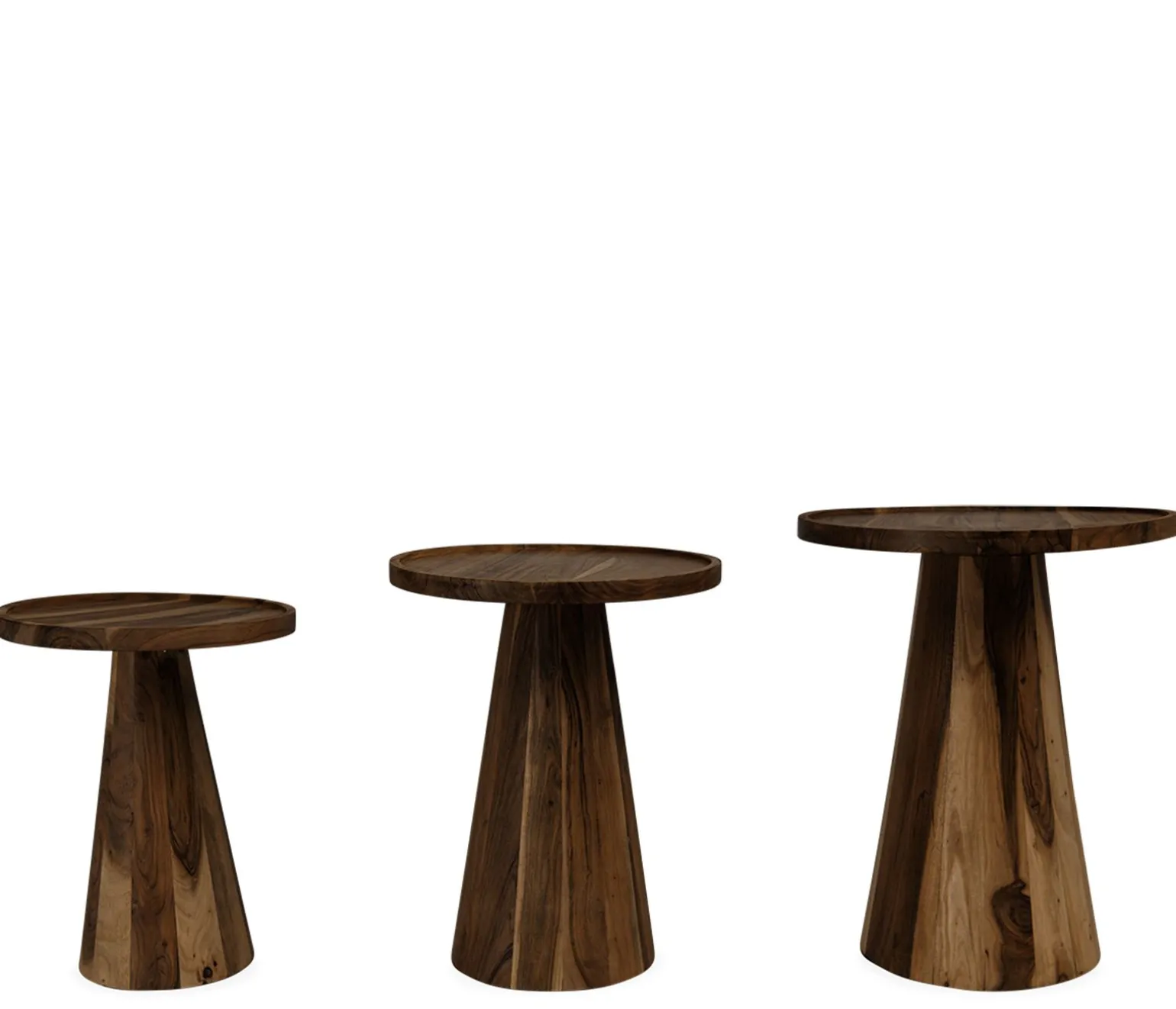 Natalia Accent Table - Set of Three Chestnut