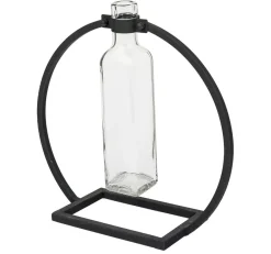 Nica II Tall Vase on Metal Stand