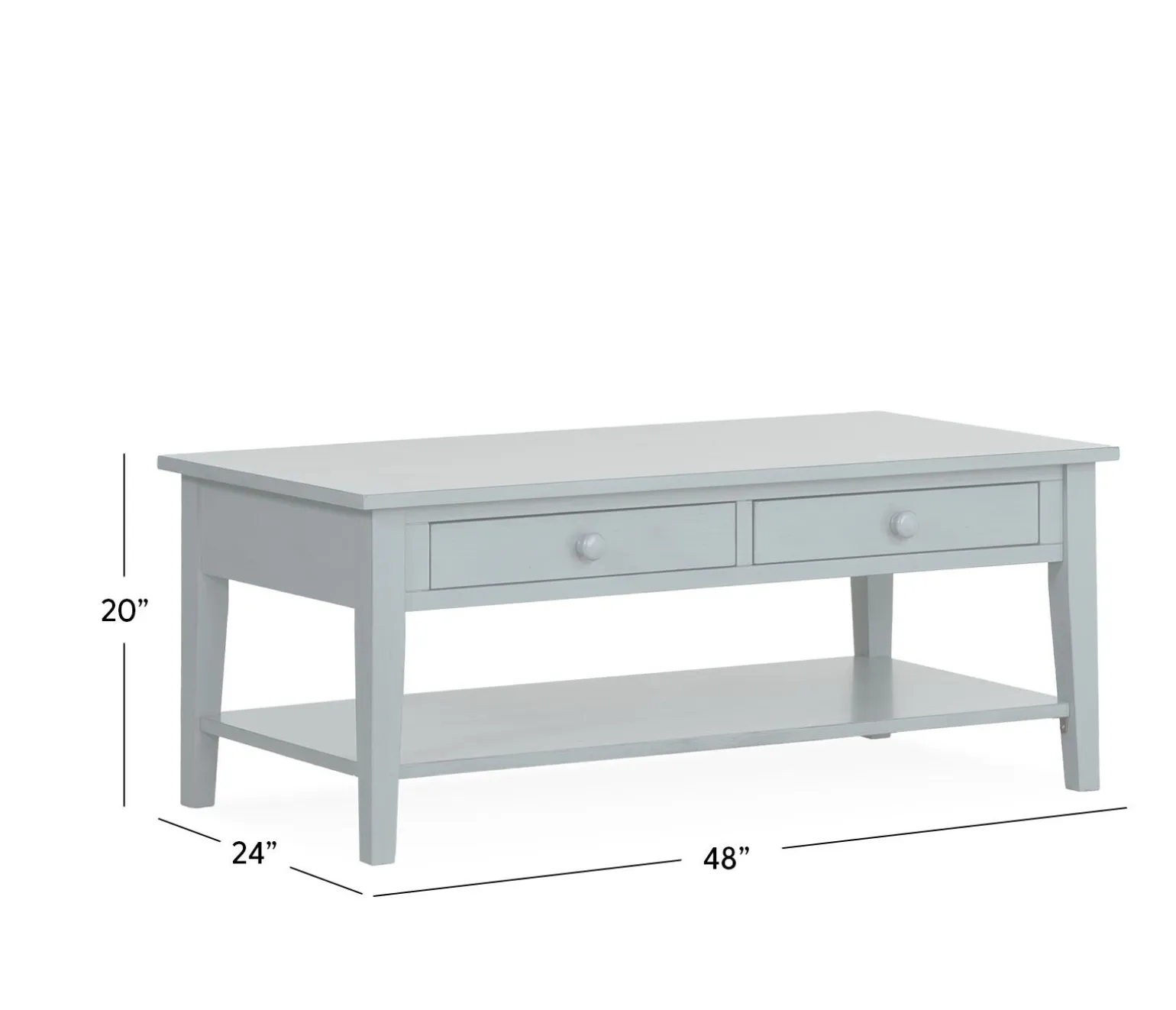 Outer Banks Coffee Table - Ocean Blue