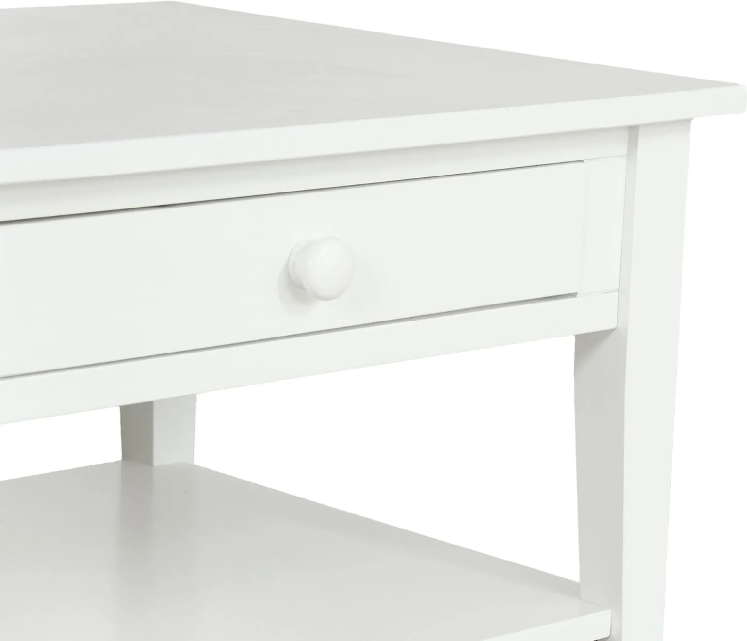Outer Banks Coffee Table - Pure White