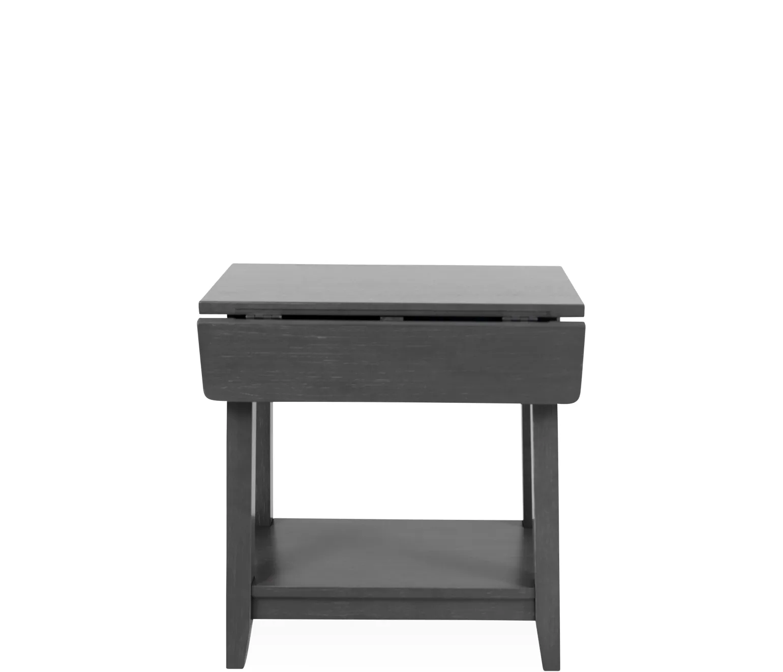 Outer Banks Drop Leaf Side Table - Heather Gray