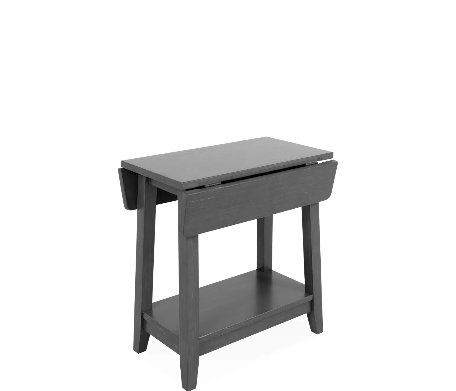 Outer Banks Drop Leaf Side Table - Heather Gray