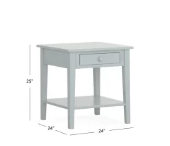 Outer Banks End Table - Ocean Blue