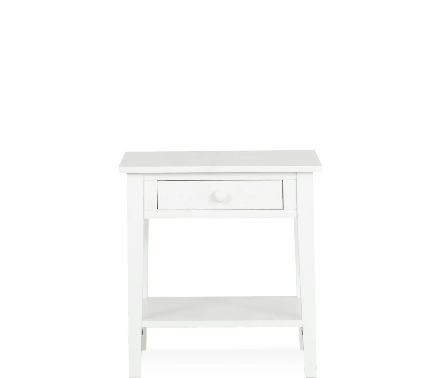 Outer Banks End Table - Pure White