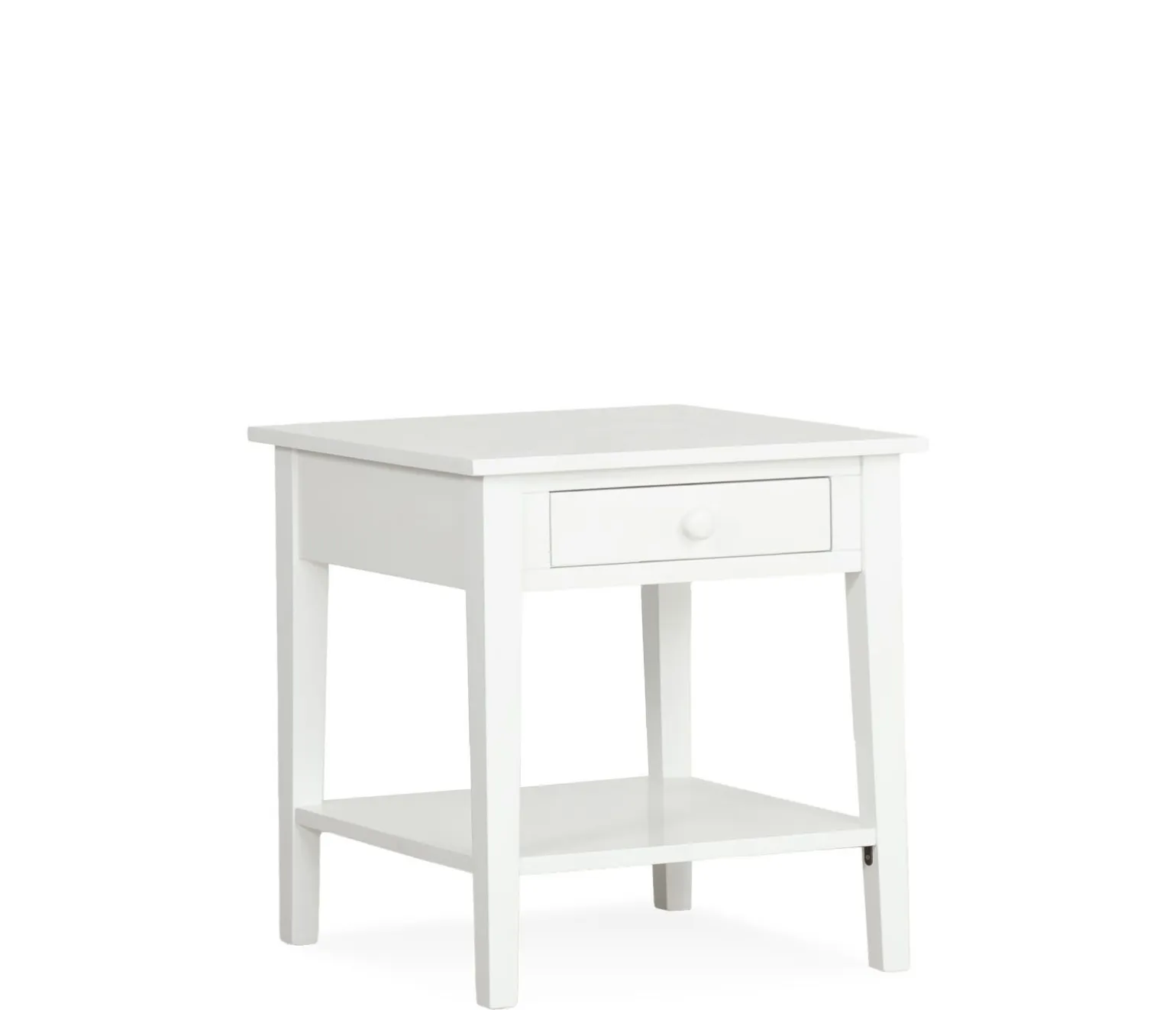 Outer Banks End Table - Pure White