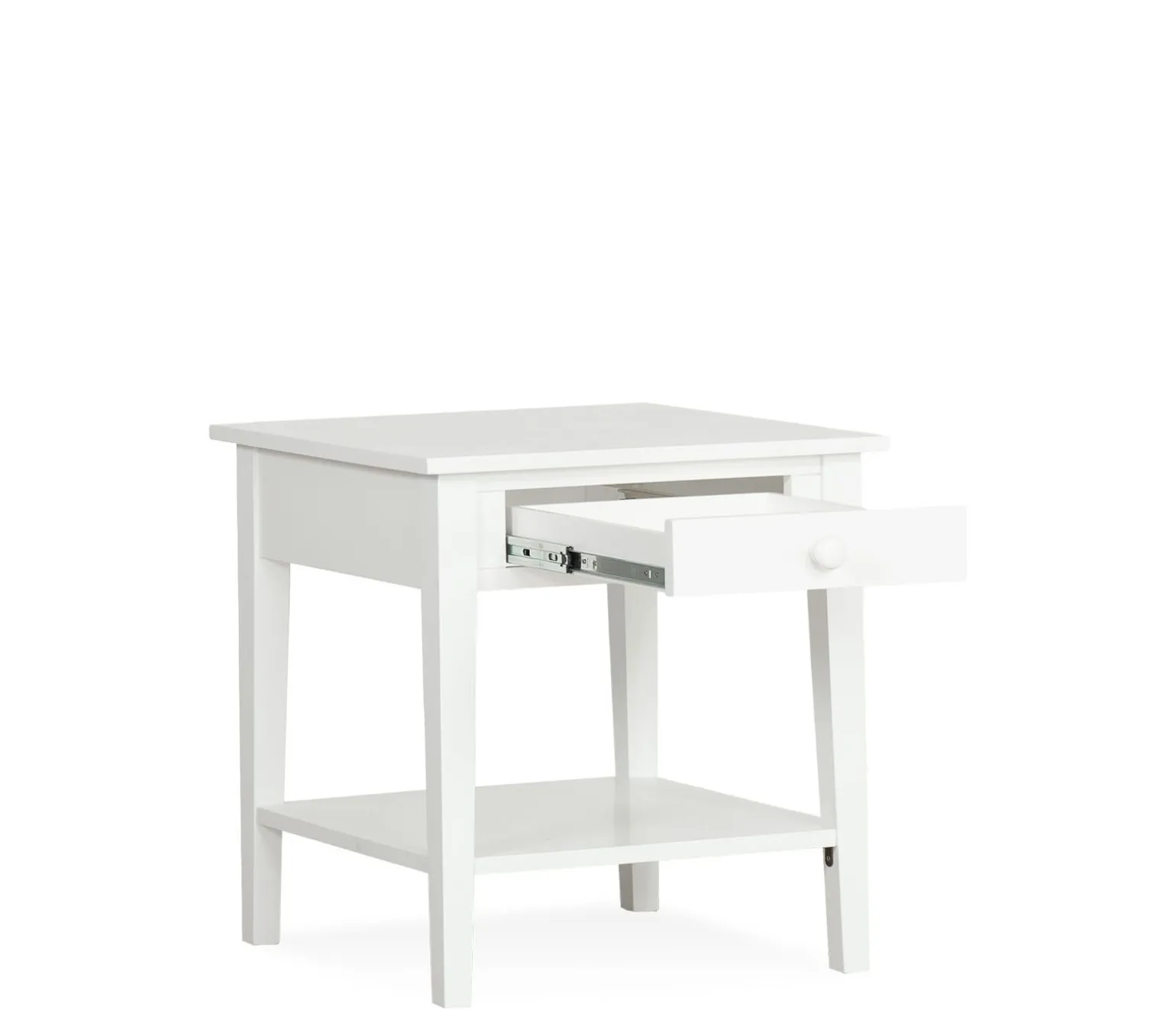 Outer Banks End Table - Pure White