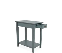 Outer Banks End Table w/ Starfish Knob - Ocean Blue