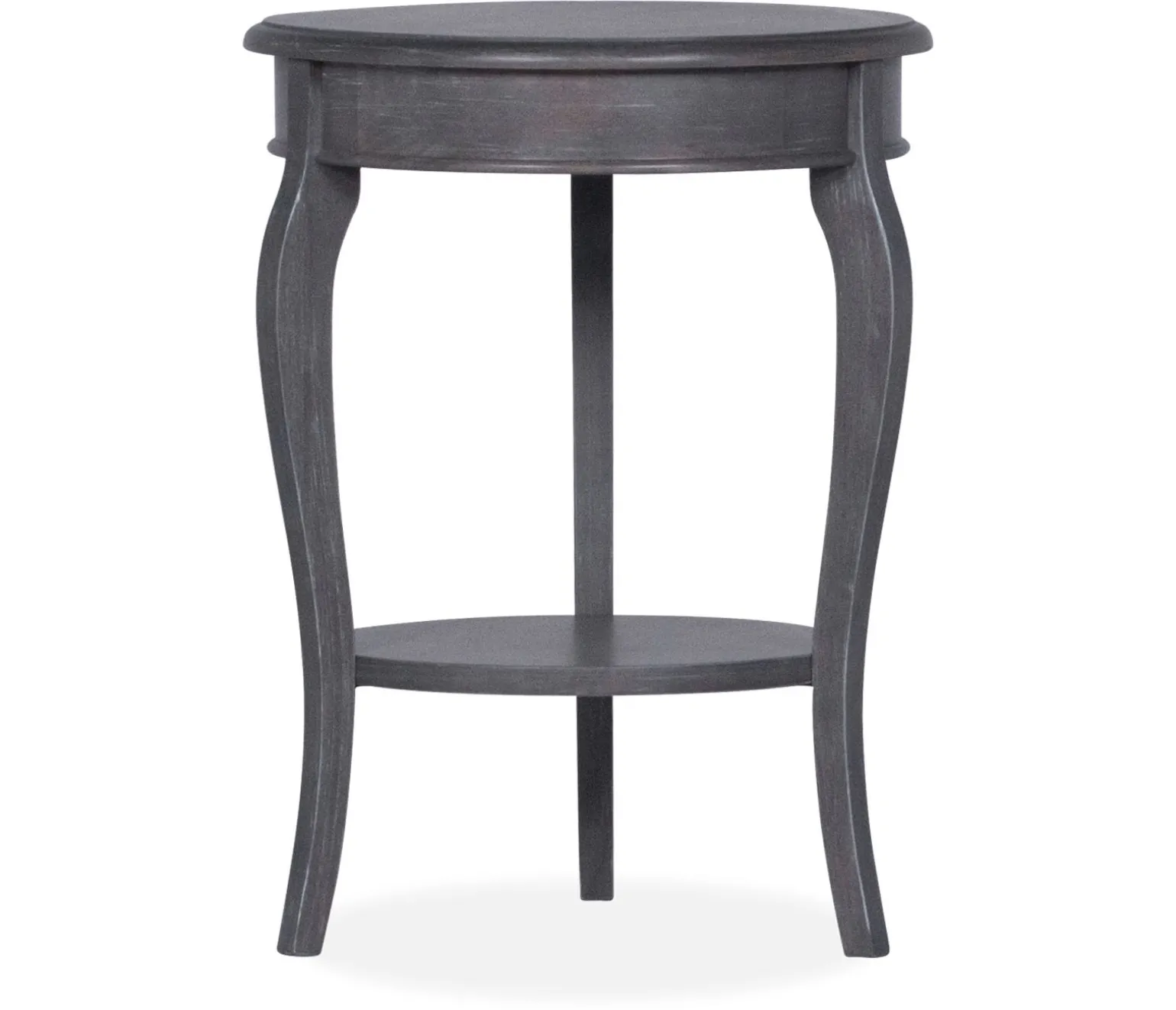 Outer Banks Round End Table - Heather Gray