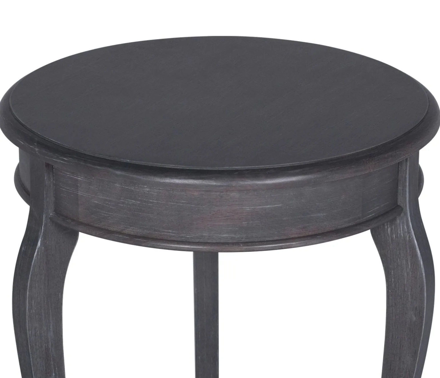 Outer Banks Round End Table - Heather Gray