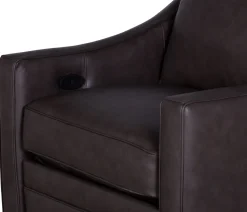 Oxford Leather Power Recliner