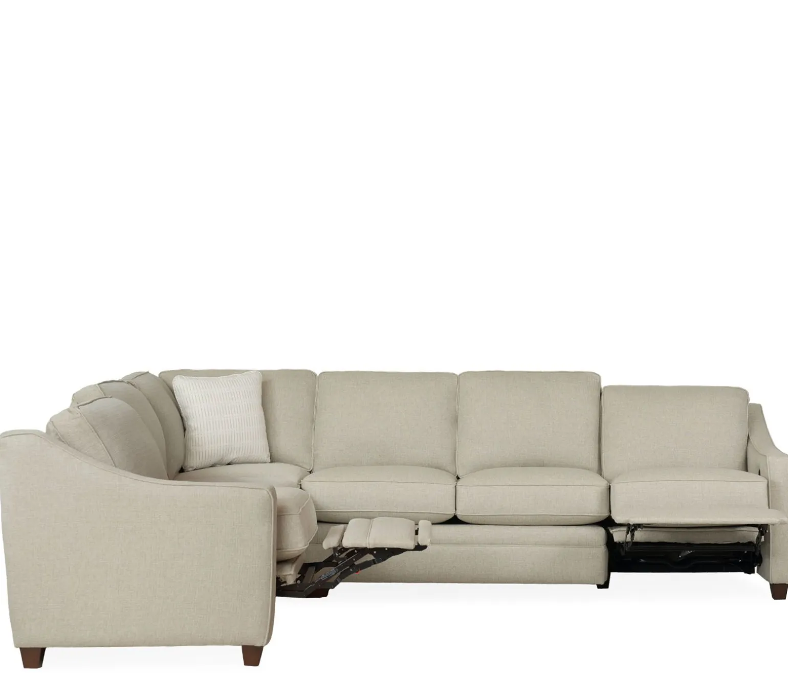 Oxford 2 PC Large Power Sectional LAF Sofa w/corner & RAF Sofa