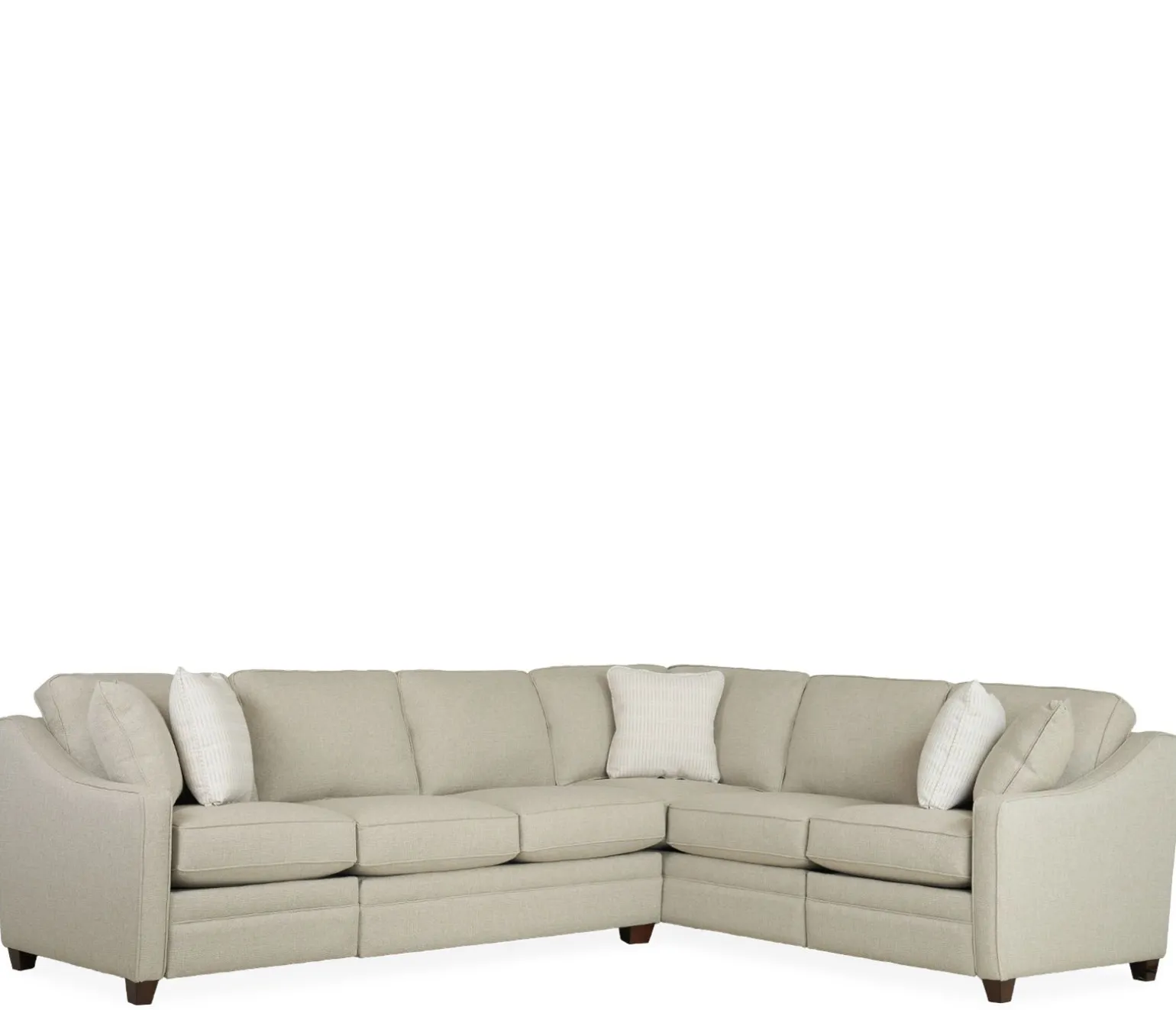 Oxford 2 PC Large Power Sectional RAF Sofa w/ corner & LAF Sofa