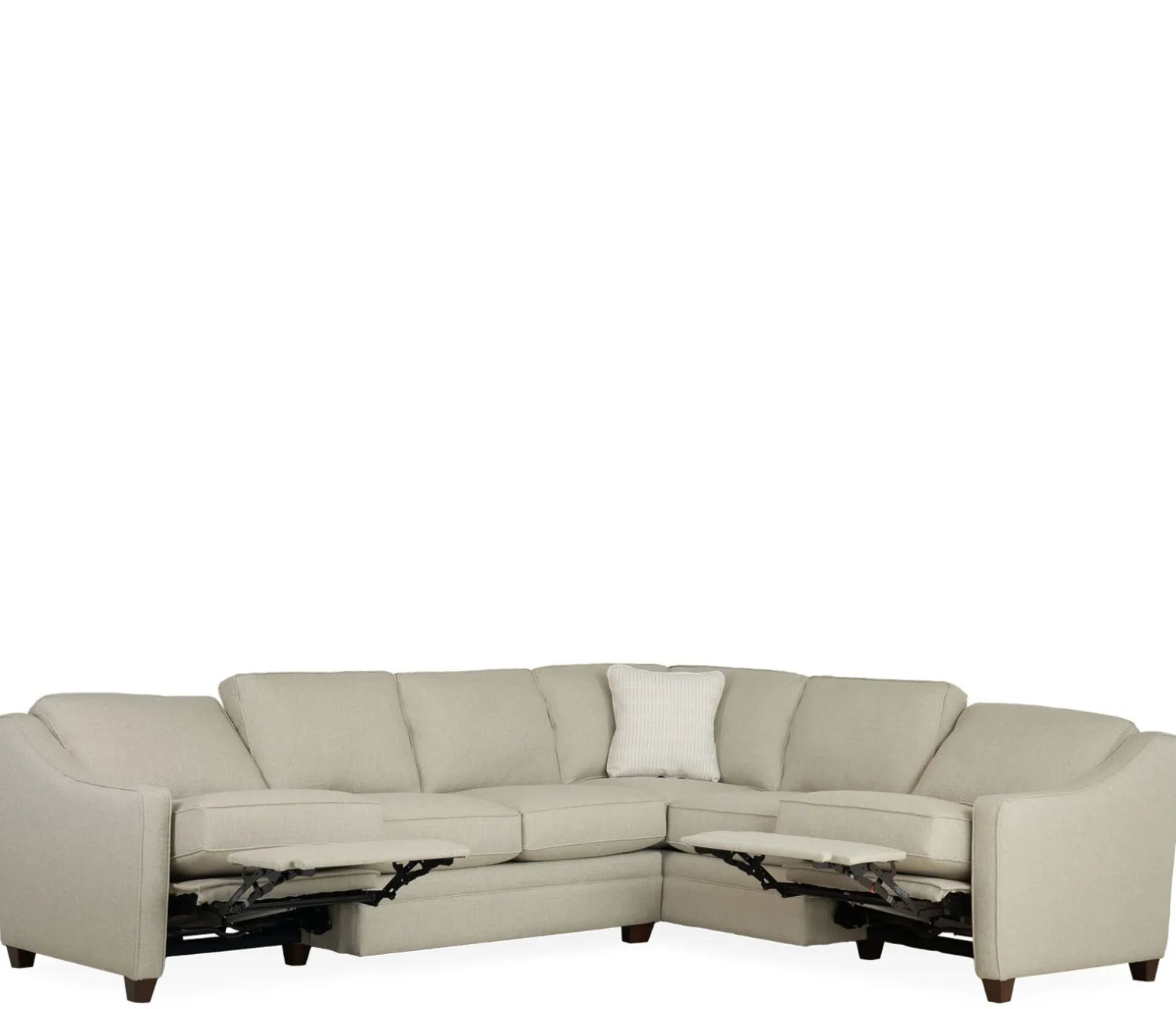 Oxford 2 PC Large Power Sectional RAF Sofa w/ corner & LAF Sofa