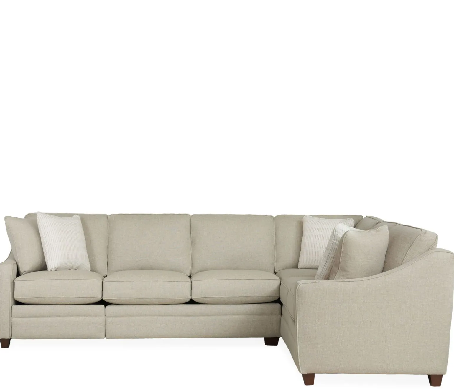 Oxford 2 PC Large Power Sectional RAF Sofa w/ corner & LAF Sofa