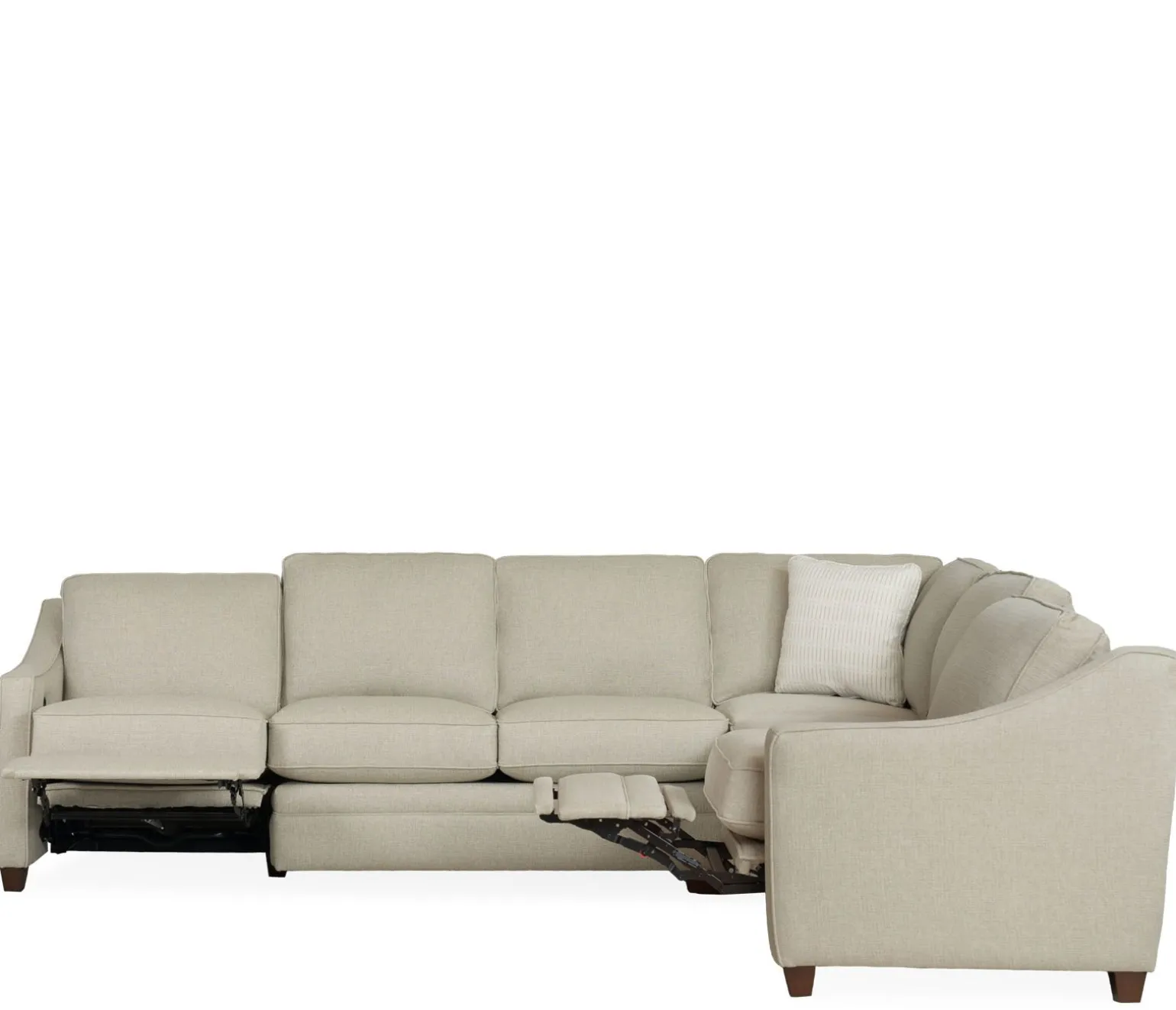 Oxford 2 PC Large Power Sectional RAF Sofa w/ corner & LAF Sofa