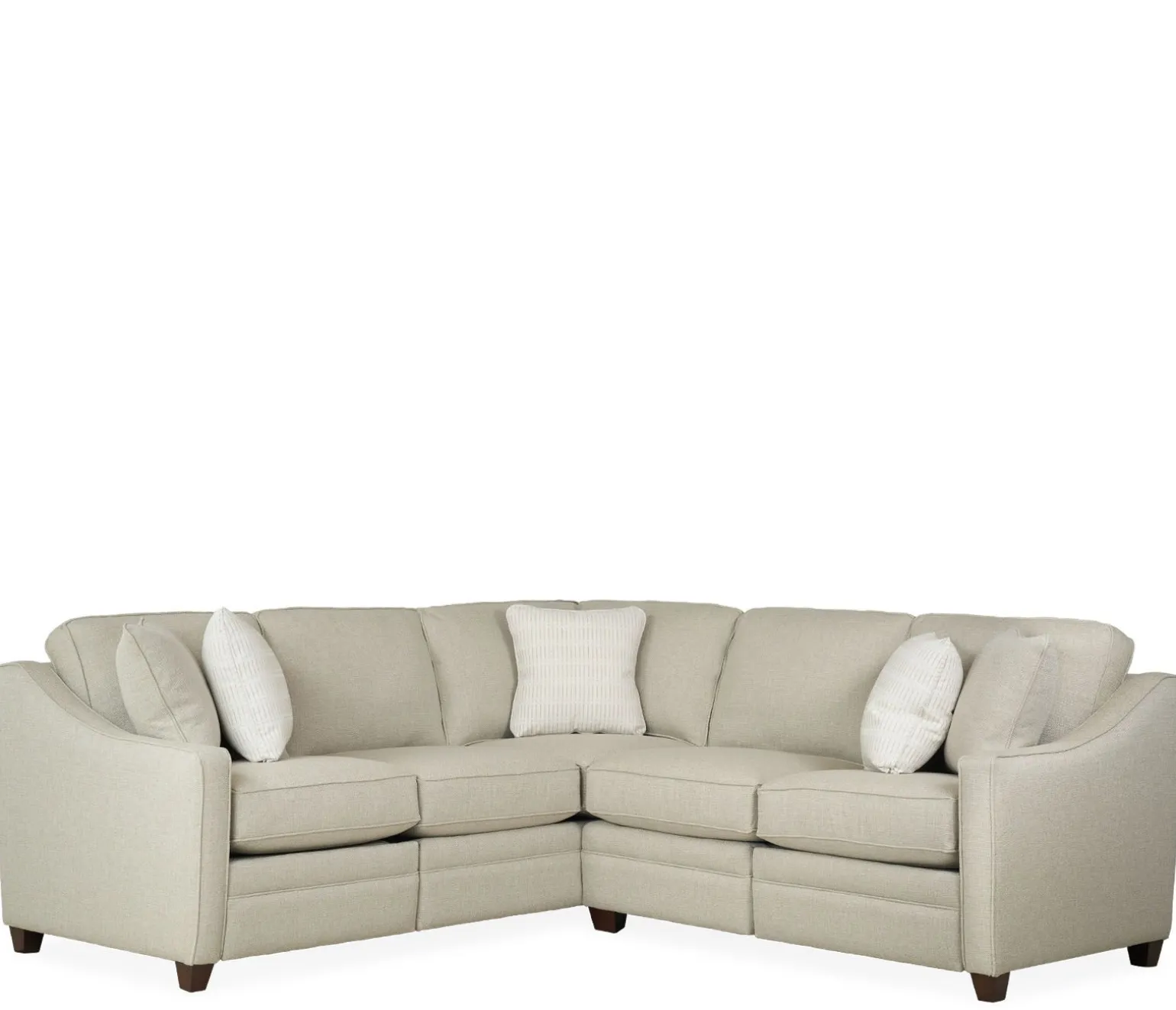 Oxford 2 PC Small Power Sectional LAF Sofa w/ corner & RAF Loveseat