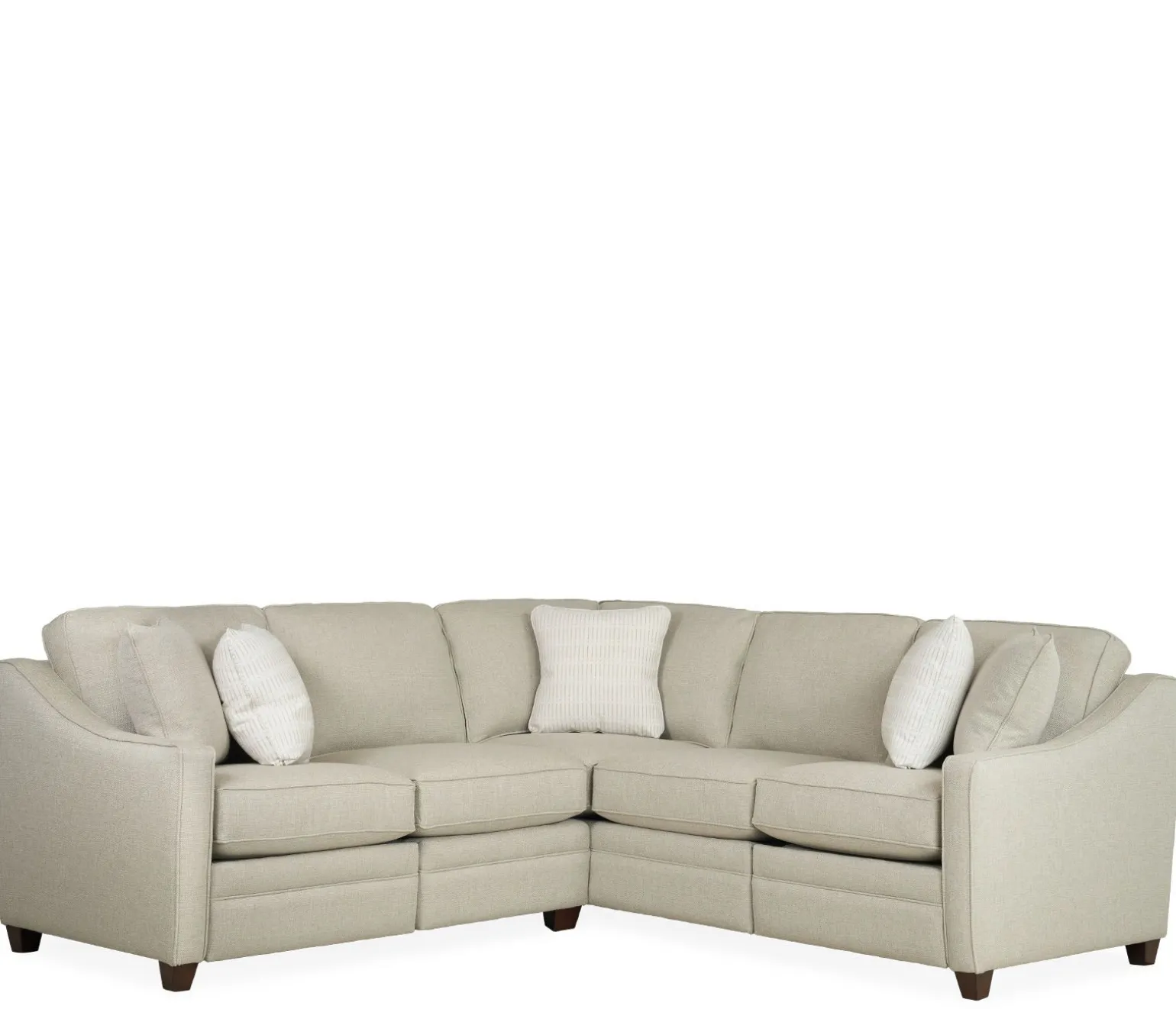 Oxford 2 PC Small Power Sectional RAF Sofa w/corner & LAF Loveseat