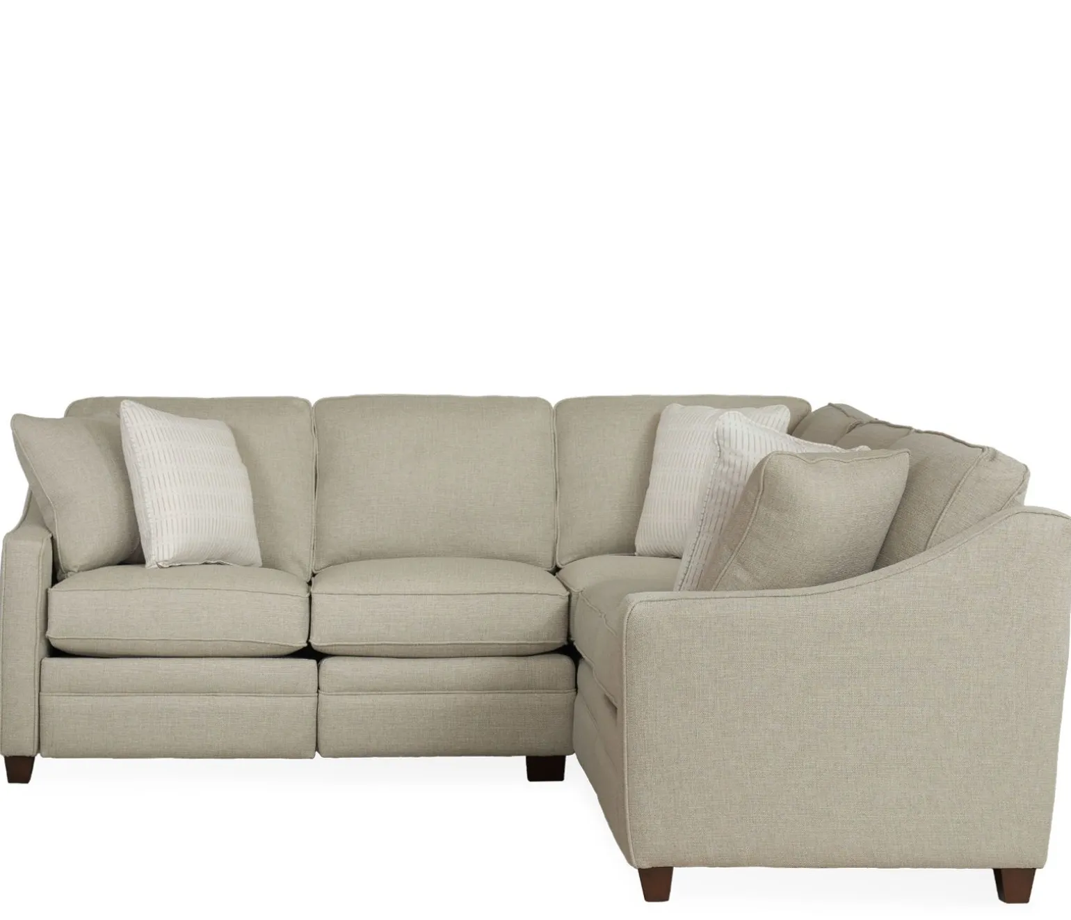Oxford 2 PC Small Power Sectional RAF Sofa w/corner & LAF Loveseat