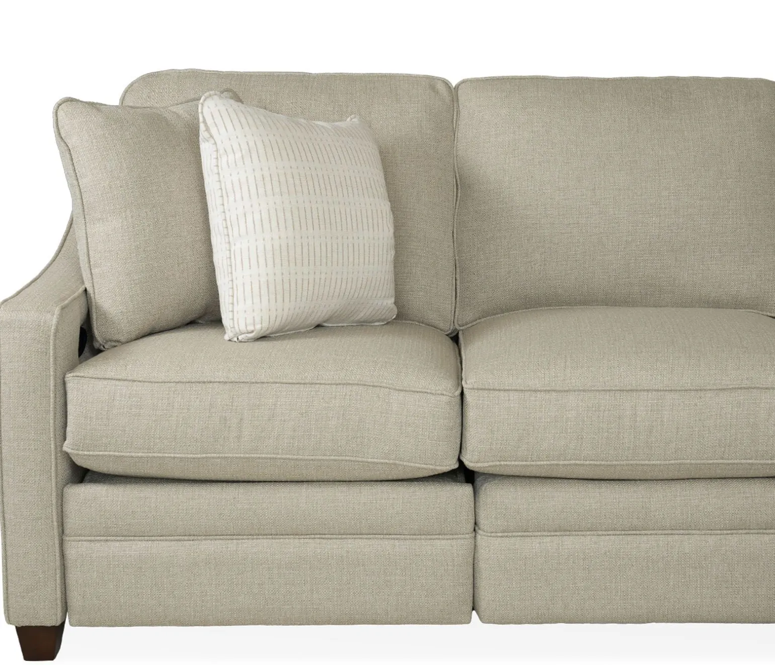 Oxford 2 PC Small Power Sectional RAF Sofa w/corner & LAF Loveseat