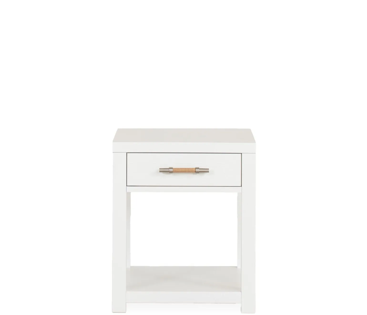 Palisades End Table - White