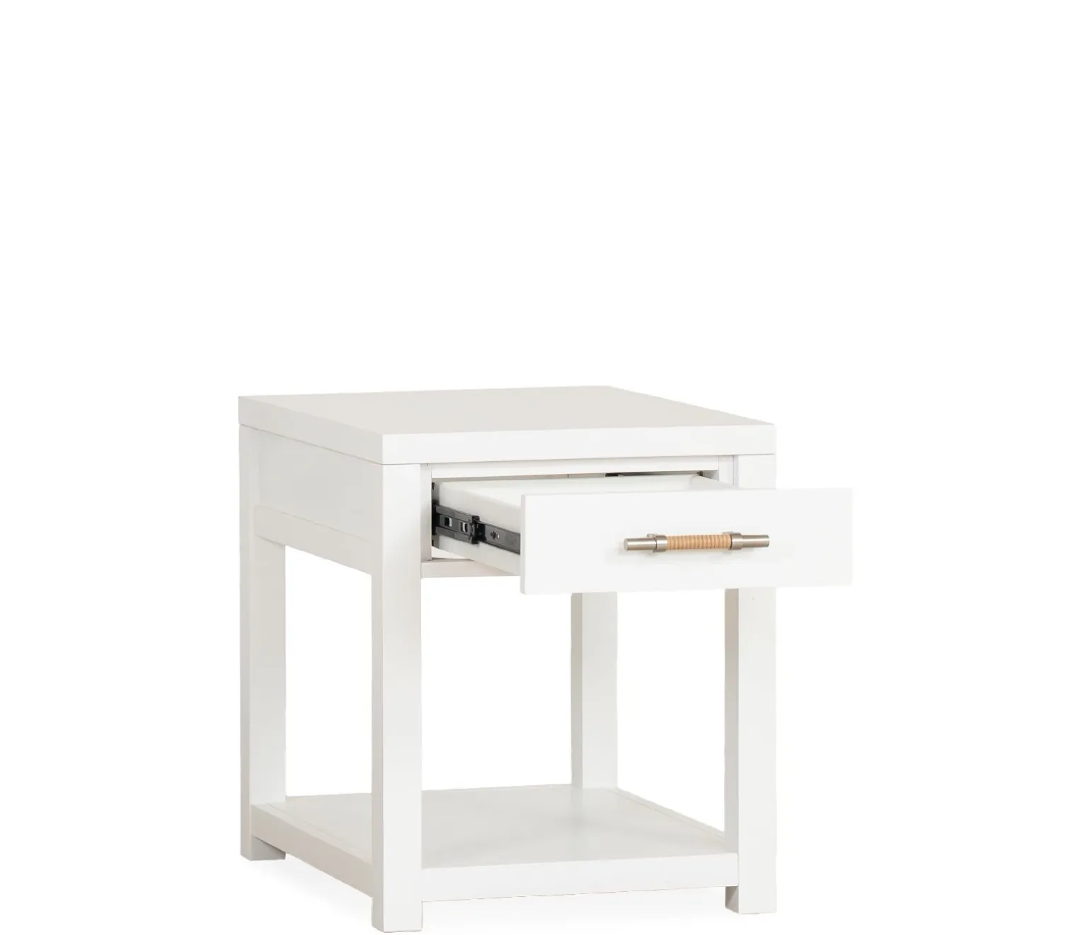 Palisades End Table - White