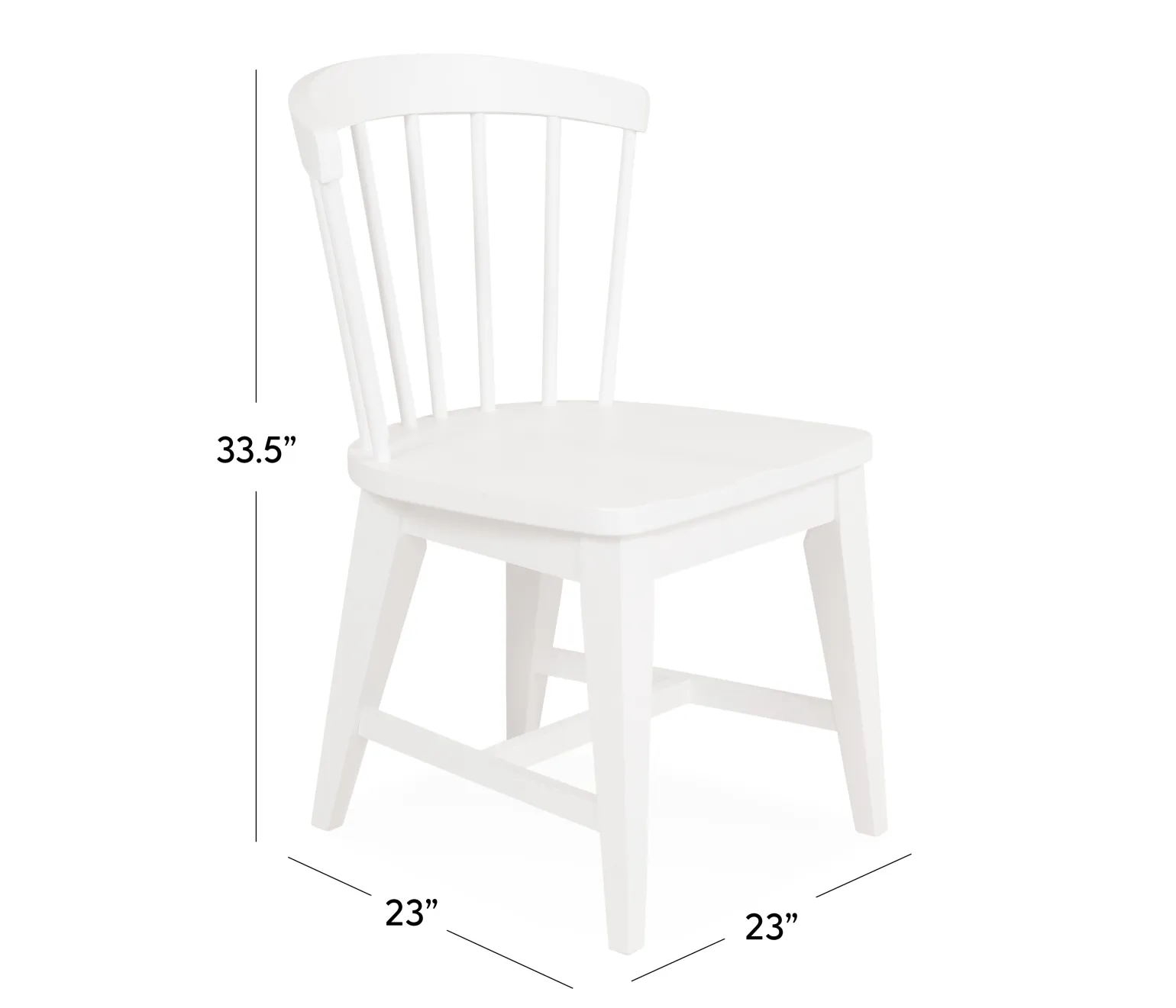 Palisades Side Chair - White