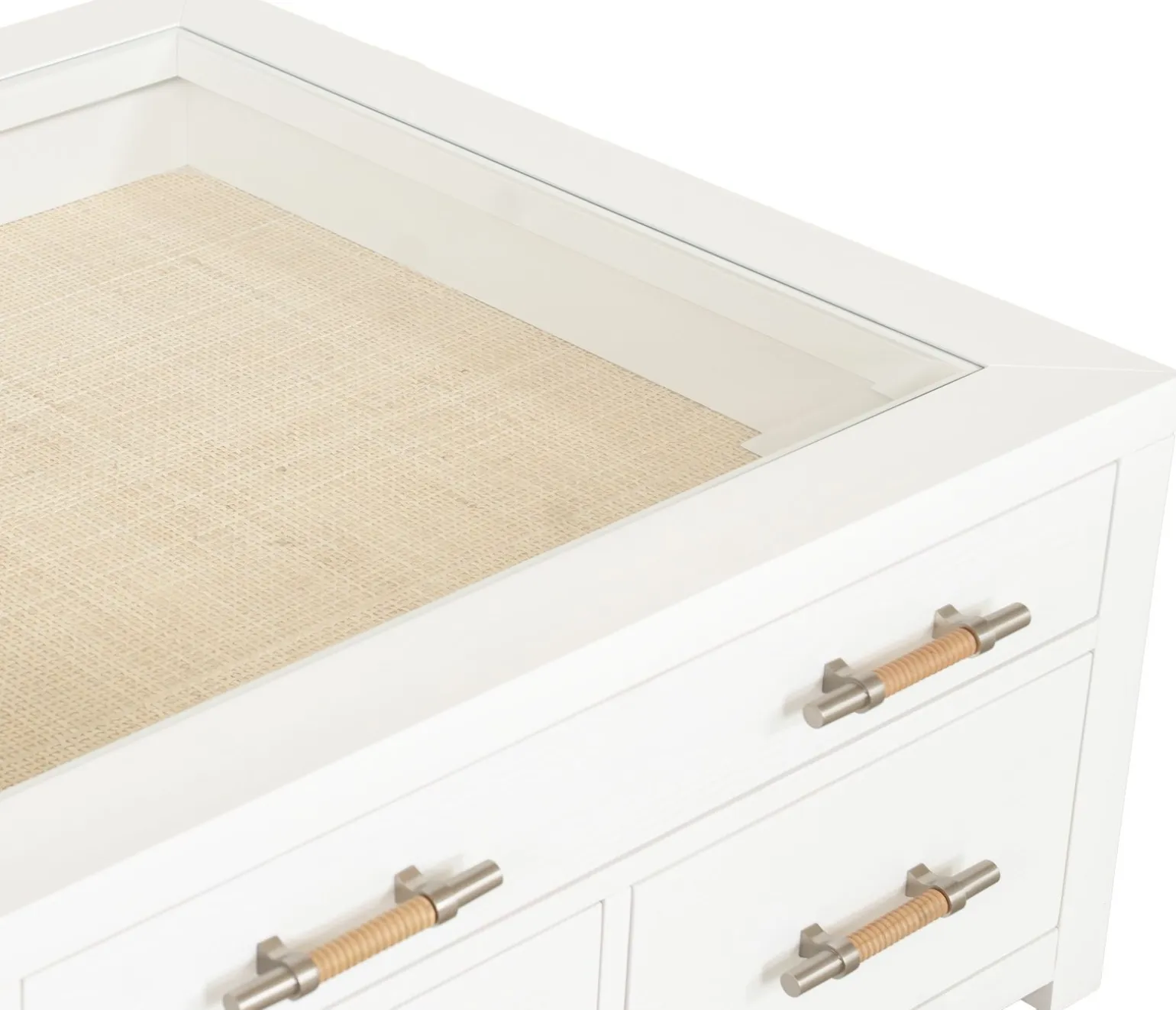 Palisades Square Coffee Table - White