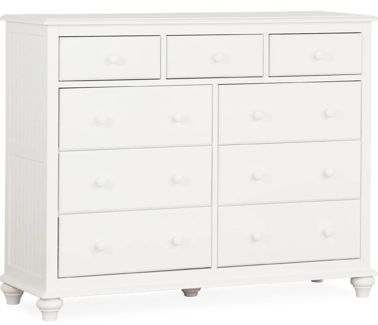 Pocasset 9-Drawer Dresser - White