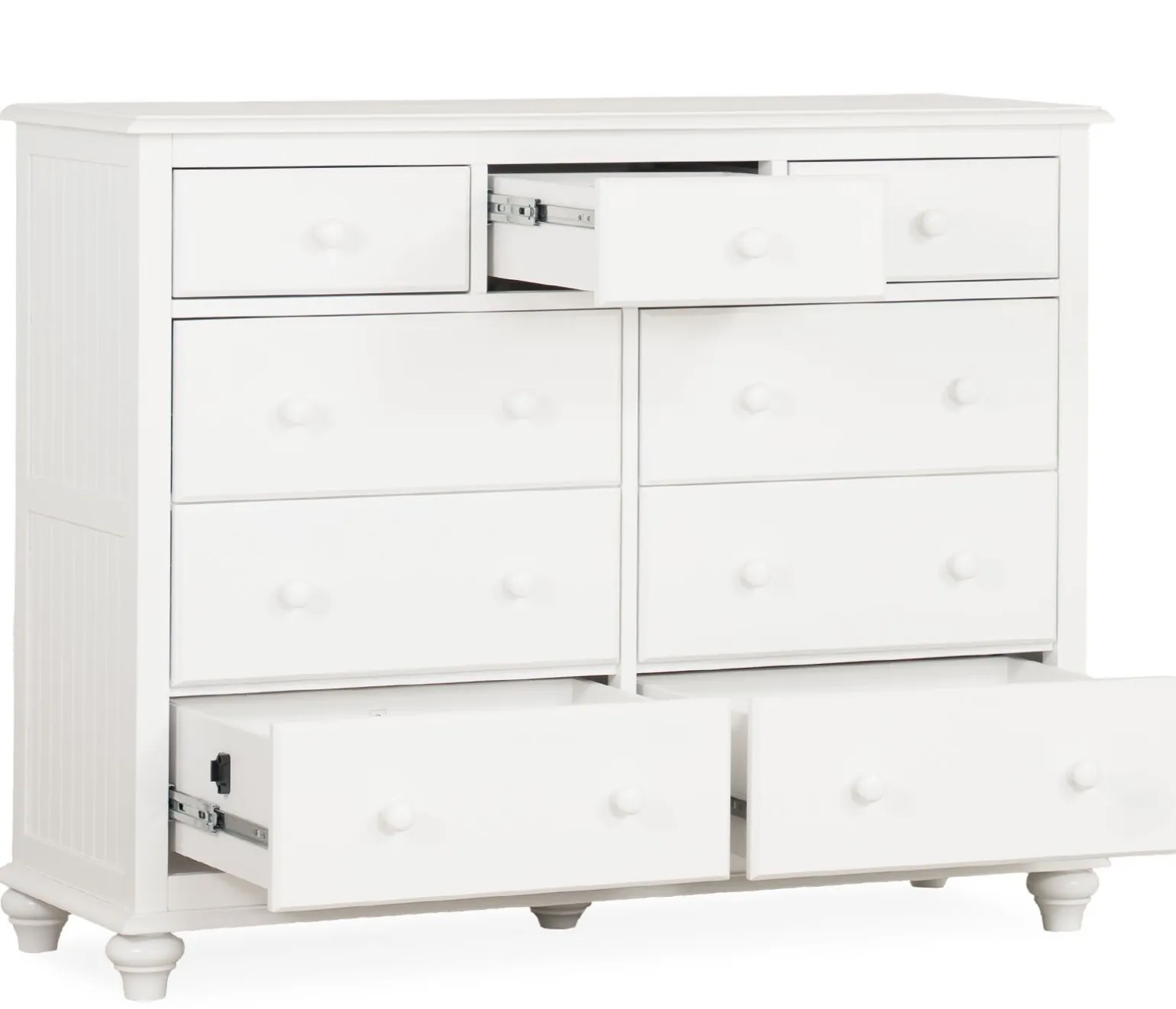 Pocasset 9-Drawer Dresser - White