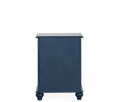 Pocasset 3-Drawer Nightstand - Denim