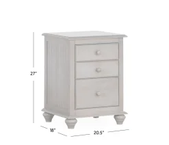 Pocasset 3-Drawer Nightstand - Driftwood