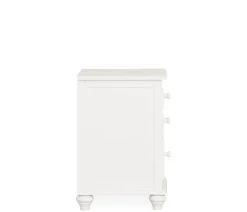 Pocasset 3-Drawer Nightstand - White