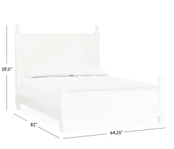 Pocasset Queen Bed - White