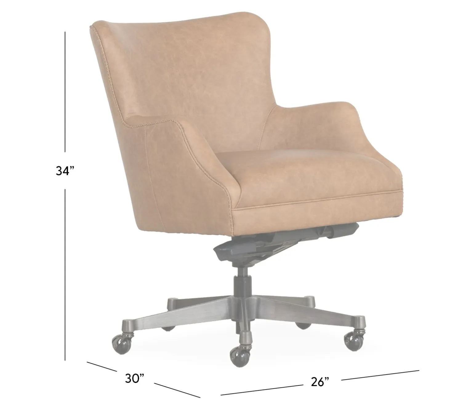 Preston Office Chair - Caramel