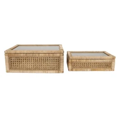 Rattan Box - Set of 2