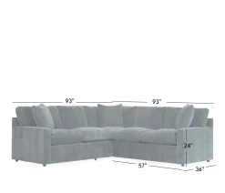 Rhodes 2-Piece Sectional - LSE with corner and RSE 2 seat end