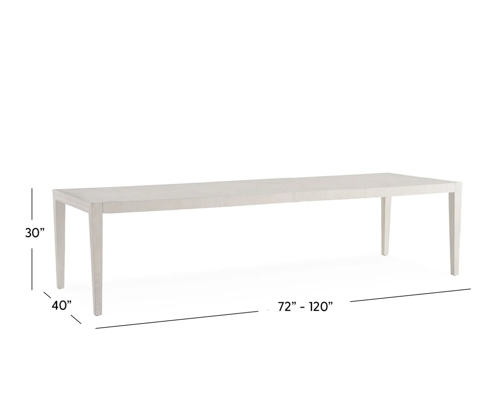 Sterling Rectangle Dining Table
