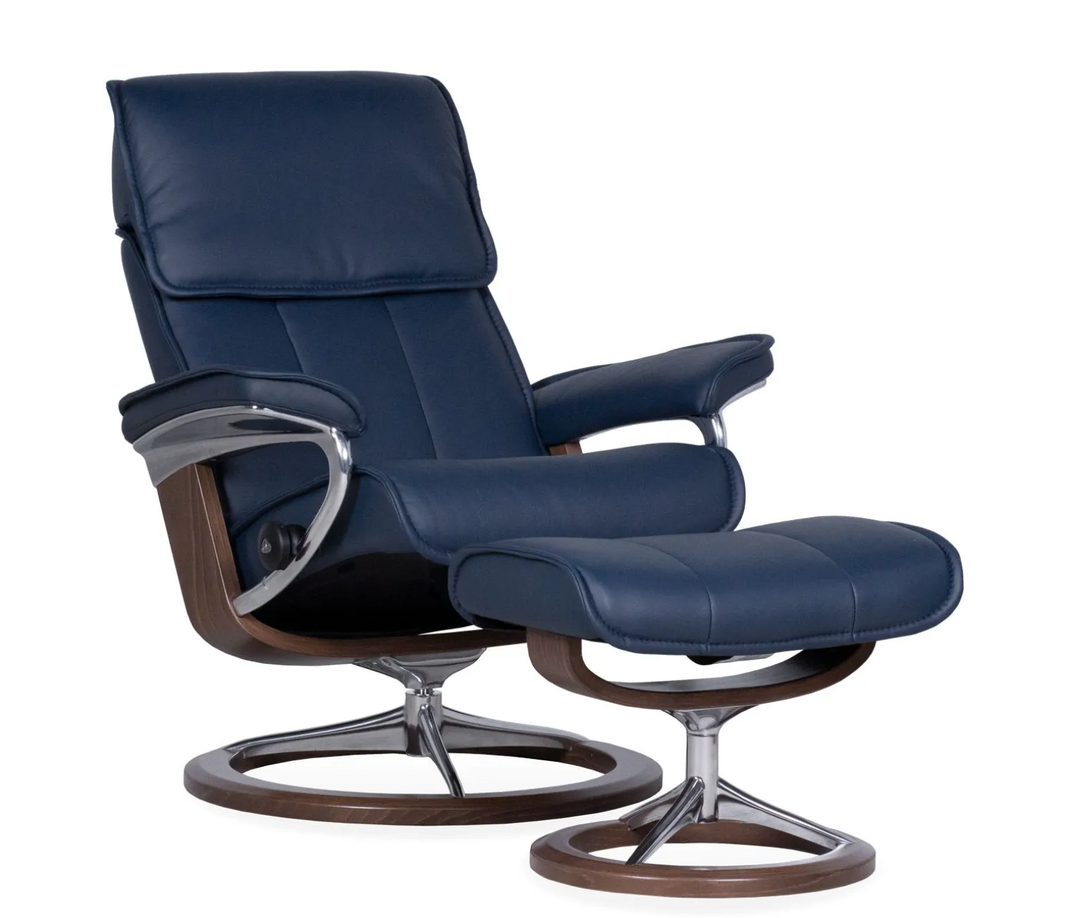 Stressless® Admiral Chair & Ottoman - Medium