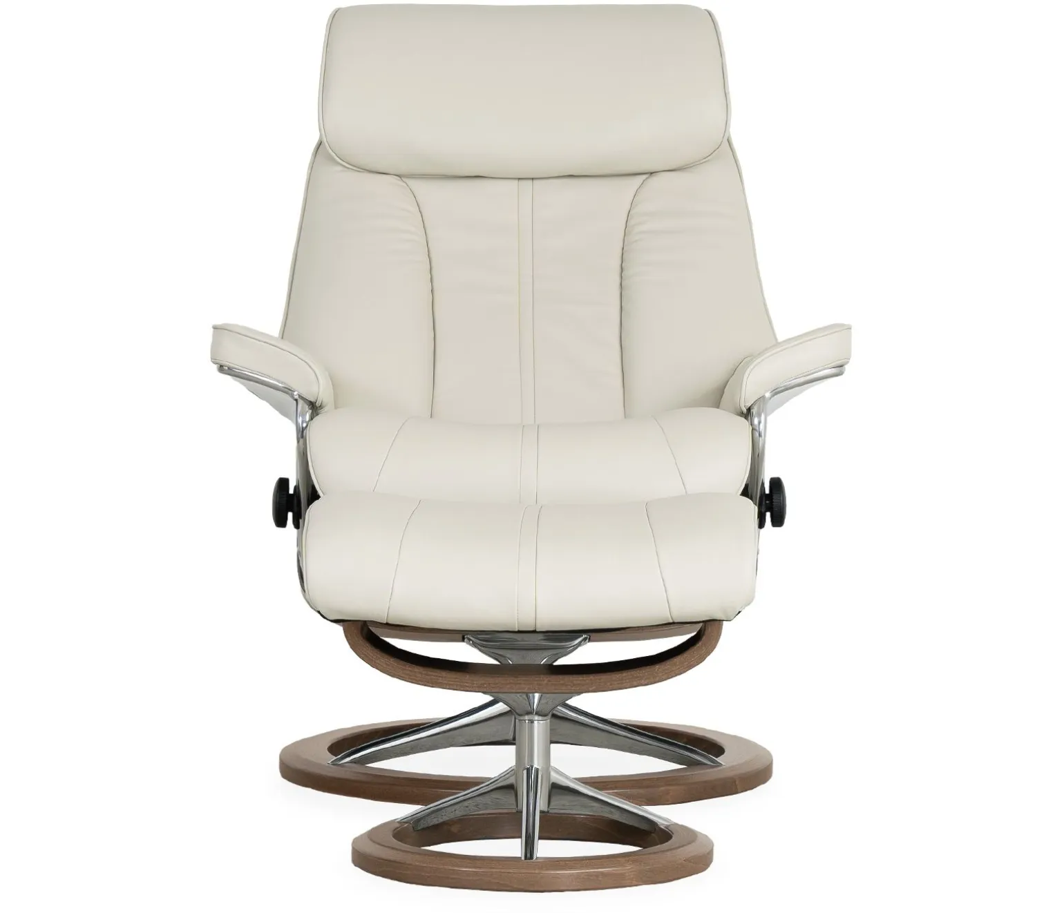 Stressless® Paul Medium Chair & Ottoman