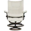 Stressless® Wing Large Signature Recliner & Ottoman - Paloma Light Grey