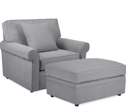 Stuart Chair & a Half - Gray